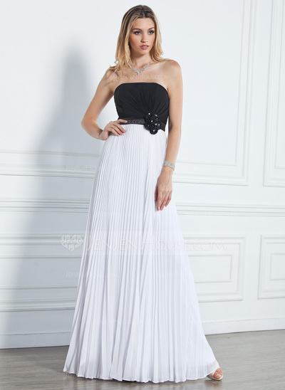 black white prom dress