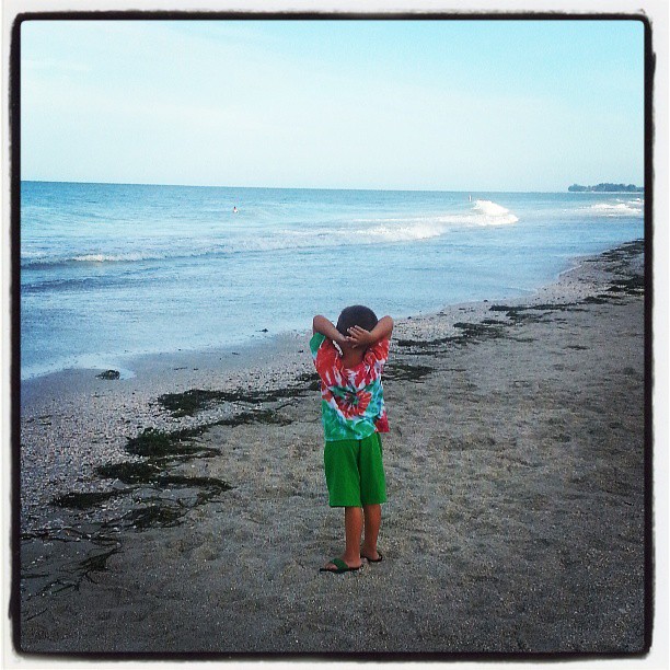 nathan at the beach