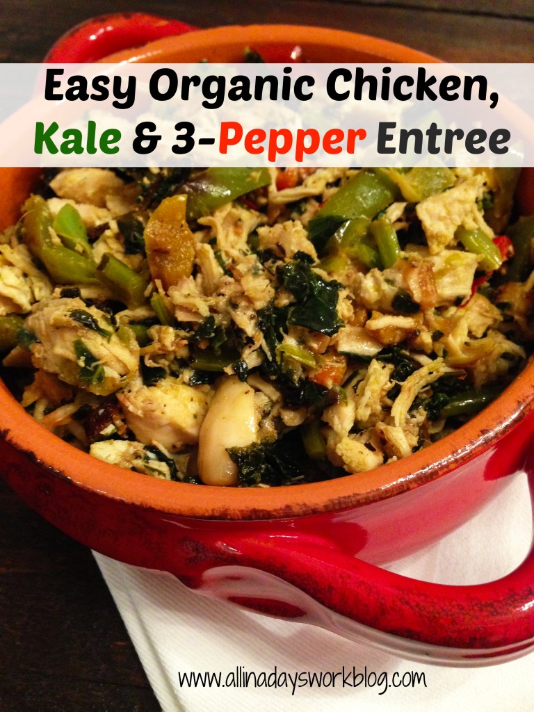 Chicken, Kale & Pepper Entree