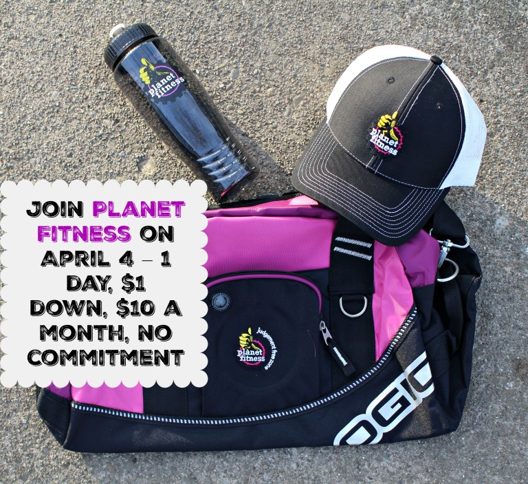 Join Fitness on April 4 1 day, 1 down, 10 a month, no commitment All In A Days